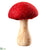 Mushroom - Red Natural - Pack of 4