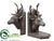 Reindeer Bookend - Brown - Pack of 2