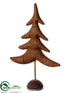 Silk Plants Direct Christmas Tree Table Top - Brown - Pack of 2