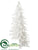 Feather Cone Topiary - White - Pack of 2