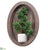 Pine Tree Frame, Wall Decor - Green - Pack of 2