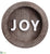 Joy Wall Decor - White Brown - Pack of 4