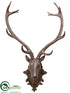 Silk Plants Direct Reindeer Head Decor - Brown - Pack of 1