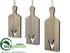 Silk Plants Direct Reindeer Cutting Board - Natural - Pack of 5