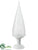 Finial - Clear White - Pack of 2