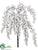 Berry Bush - White - Pack of 6