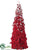 Berry Cone Topiary - Red Snow - Pack of 4