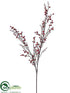 Silk Plants Direct Berry Spray - Red - Pack of 6