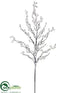 Silk Plants Direct Berry Branch - White Snow - Pack of 6