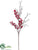 Berry Twig Spray - Red - Pack of 12