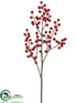 Silk Plants Direct Berry Spray - Red - Pack of 12