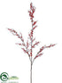 Silk Plants Direct Berry Spray - Red - Pack of 6