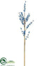 Silk Plants Direct Berry Spray - Blue Two Tone - Pack of 12