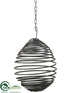 Silk Plants Direct Hanging Lantern - Lead - Pack of 4