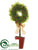 Cedar, Berry Topiary - Green Red - Pack of 2