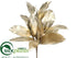 Silk Plants Direct Magnolia Leaf Spray - Gold - Pack of 12