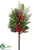 Berry, Pine Cone, Pine Bundle - Red Green - Pack of 6