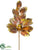 Magnolia Leaf, Pear Spray - Bronze Gold - Pack of 6