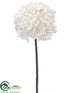 Silk Plants Direct Snowed Hydrangea Spray - White - Pack of 12