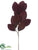 Magnolia Leaf Spray - Burgundy - Pack of 12