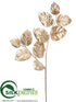 Silk Plants Direct Leaf Spray - Gold - Pack of 12