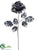 Shimmer Rose Spray - Pewter - Pack of 12