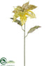 Silk Plants Direct Poinsettia Spray - Gold - Pack of 12