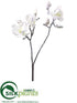 Silk Plants Direct Magnolia Spray - White Snow - Pack of 12