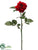 Velvet Cottage Rose Spray - Red - Pack of 12