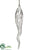 Icicle Ornament - Clear - Pack of 2