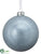 Glass Ball Ornament - Blue - Pack of 4