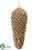 Pine Cone Ornament - Gold Antique - Pack of 6