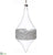 Glittered Finial Ornament - Clear Glittered - Pack of 4