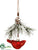 Cardinal Ornament - Red - Pack of 12