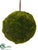 Moss Ball - Green Glittered - Pack of 12