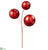Sequin Ball Pick - Red - Pack of 12