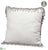 Rhinestone Fur Pillow - Silver White - Pack of 2