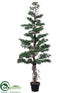 Silk Plants Direct Pine Tree - Green - Pack of 2