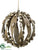 Pearl Ball Ornament - Antique Pearl - Pack of 2