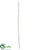 Icicle Ornament - White Glittered - Pack of 12