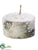 Birch Log Ornament - Natural Snow - Pack of 24