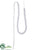 Icicle Drop Ornament - Clear - Pack of 24