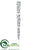 Icicle Ornament - Clear - Pack of 24