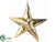 Star Ornament - Gold - Pack of 4