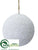 Bell Ornament - White Snow - Pack of 6