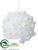 Ball Ornament - Clear Pearl - Pack of 12