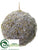 Ball Ornament - Green Snow - Pack of 6