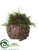 Ball Ornament - Green Brown - Pack of 4