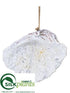 Silk Plants Direct Shell Ornament - White Pearl - Pack of 12