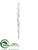 Icicle Ornament - Clear - Pack of 12